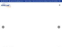 Tablet Screenshot of pipelineholidays.com